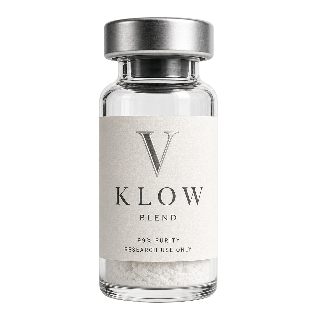 KLOW research peptide vial